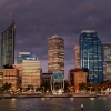 パース CBD 夜景 Perth オーストラリア